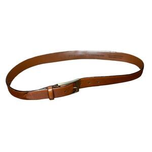 Womens Brown High Quality Cow Leather Full Length Belt Size 41"